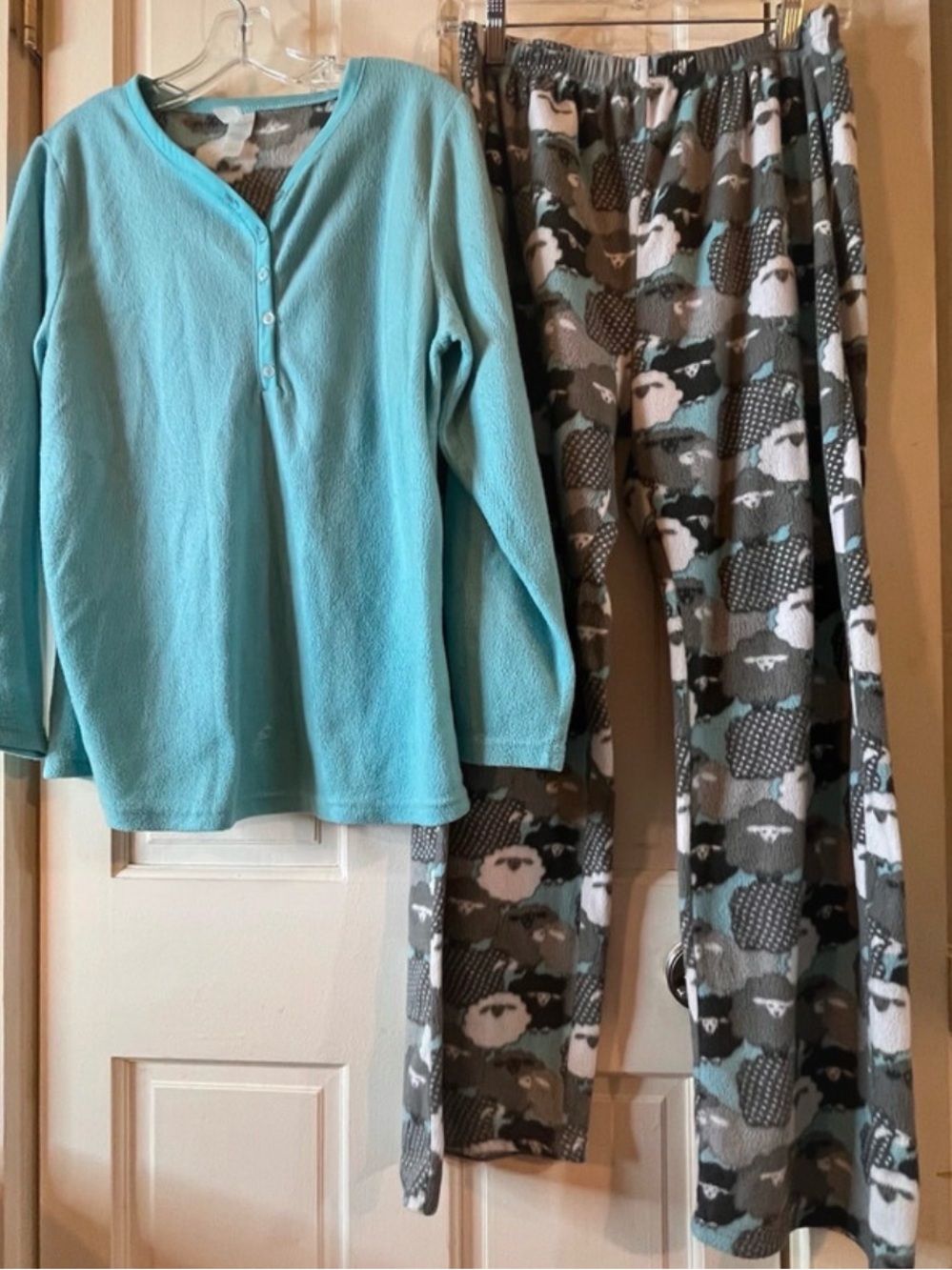 HOTEL SPA Fleece Pajama Set Large